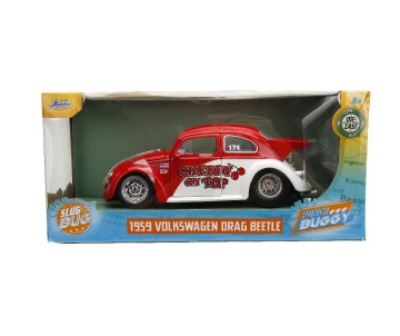 Jada 1/24 Punch Buggy 1959 VW Drag Beetle