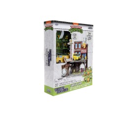 Jada Nano Scene TMNT Turtle Lair with 4 Figures