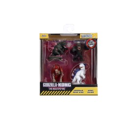 Jada 2.5” Metalfigs Godzilla x Kong - The New Empire (4 Pack)