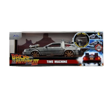 Jada 1/24 Back To The Future Part III -  Time Machine w/Light (Rail Wheel)