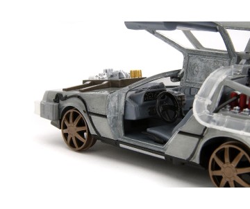Jada 1/24 Back To The Future Part III -  Time Machine w/Light (Rail Wheel)