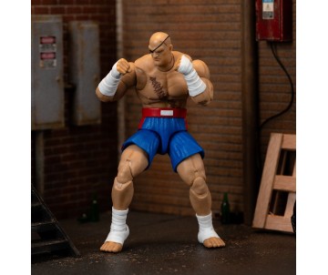 Jada 1/12 Action Figure - Street Fighter Deluxe - Sagat