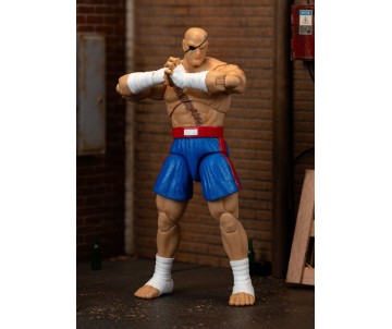 Jada 1/12 Action Figure - Street Fighter Deluxe - Sagat