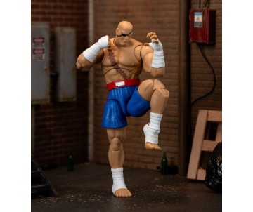 Jada 1/12 Action Figure - Street Fighter Deluxe - Sagat
