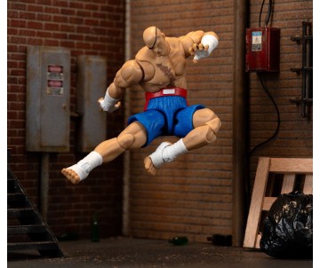 Jada 1/12 Action Figure - Street Fighter Deluxe - Sagat