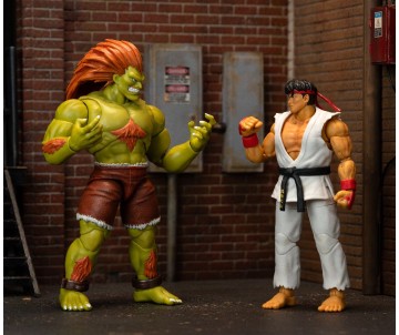 Jada 1/12 Action Figure - Street Fighter II, Blanka (Deluxe)