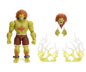Jada 1/12 Action Figure - Street Fighter II, Blanka (Deluxe)