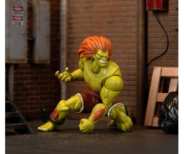 Jada 1/12 Action Figure - Street Fighter II, Blanka (Deluxe)