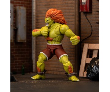 Jada 1/12 Action Figure - Street Fighter II, Blanka (Deluxe)