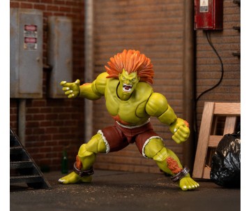 Jada 1/12 Action Figure - Street Fighter II, Blanka (Deluxe)