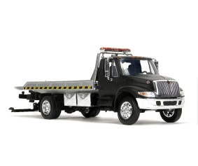 Jada 1/24 International Flatbed Tow Truck  - Primer Black