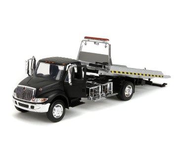 Jada 1/24 International Flatbed Tow Truck  - Primer Black