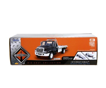 Jada 1/24 International Flatbed Tow Truck  - Primer Black