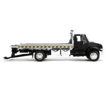 Jada 1/24 International Flatbed Tow Truck  - Primer Black