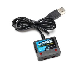 LaTrax Alias USB Dual 3.7V Port LiPo Battery Charger (High Output)