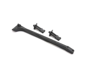 Losi Rear Chassis Brace, Front Body Posts: 8XTE RTR