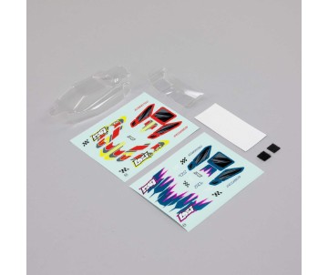 Losi Body, Wing, Clear: Micro-B