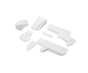 Losi Body Panel Set, White: 22S Sprint