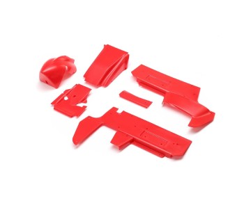 Losi Body Panel Set, Red: 22S Sprint