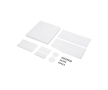 Losi Wing Panel Set, White: 22S Sprint