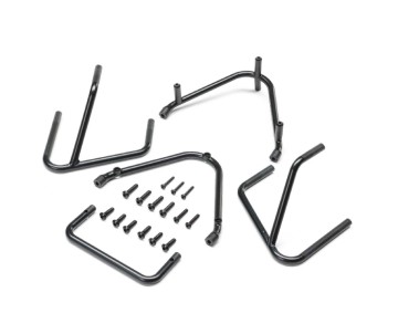 Losi Bumper Set, Black: 22S Sprint