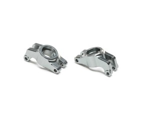 Losi Rear Hubs, Aluminum: GROM