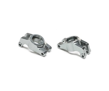 Losi Rear Hubs, Aluminum: GROM