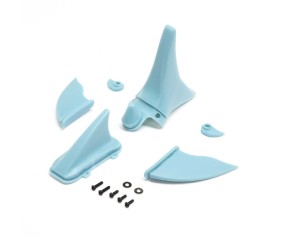 Losi Replacement Fin Set, Megalodon: Mini LMT