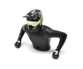 Losi Rider Figure Upper, FXR Yellow: PM-SM