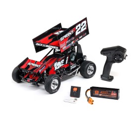Losi 1/10 22S Sprint Car Brushless 2wd RTR (Battery & Charger Included) - Red