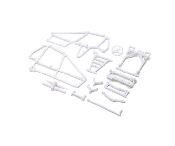 Losi Cage Set, White: 22S Sprint