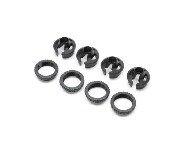 Losi Shock Spring Cup & Collar Set: 22S
