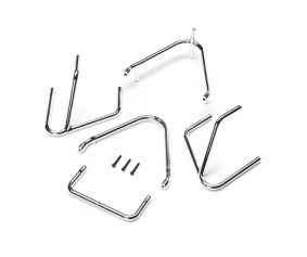 Losi Bumper Set, Chrome: 22S Sprint