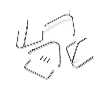 Losi Bumper Set, Chrome: 22S Sprint