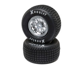 Losi Rear Tire Set, Mounted, Soft: 22S Sprint