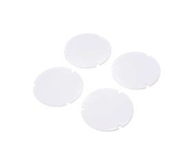 Losi Wheel Cover Set, White: 22S Sprint