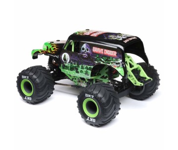 Losi 1/18 Mini LMT Grave Digger Monster Truck 4X4 RTR (Battery & Charger Included) - Green