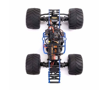 Losi 1/18 Mini LMT Son Uva Digger Monster Truck 4X4 RTR (Battery & Charger Included) - Blue