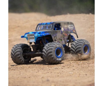 Losi 1/18 Mini LMT Son Uva Digger Monster Truck 4X4 RTR (Battery & Charger Included) - Blue