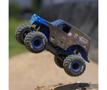 Losi 1/18 Mini LMT Son Uva Digger Monster Truck 4X4 RTR (Battery & Charger Included) - Blue