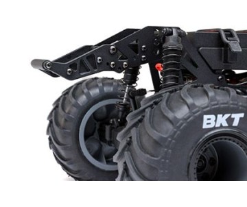 Losi 1/18 Mini LMT Zombie RTR - Battery and Charger Included - Red