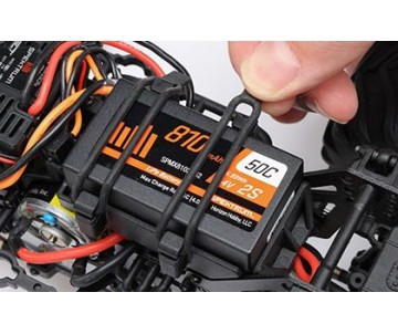 Losi 1/18 Mini LMT Zombie RTR - Battery and Charger Included - Red