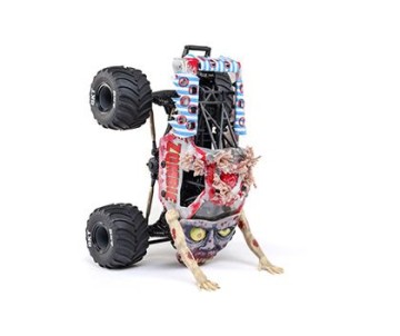 Losi 1/18 Mini LMT Zombie RTR - Battery and Charger Included - Red