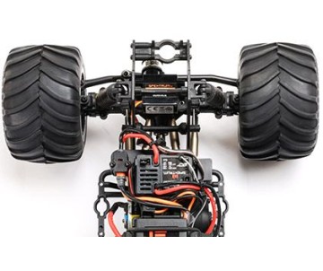 Losi 1/18 Mini LMT Zombie RTR - Battery and Charger Included - Red