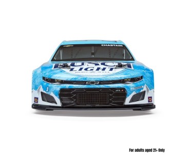 Losi 1/12 NASCAR RC Racecar Ross Chastain No. 1 2025 Busch Light Chevrolet Camaro ZL1 2S AWD RTR Brushed On-Road (B&C Incl.), Blue Losi 1/12 NASCAR RC Racecar Ross Chastain No. 1 2025 Busch Light Chevrolet Camaro ZL1 2S AWD RTR Brushed On-Road (B&C Incl.), Blue