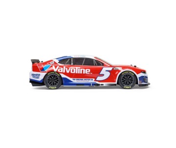 Losi 1/12 NASCAR RC Racecar Kyle Larson No. 5 2025 Valvoline Chevrolet Camaro ZL1 2S AWD RTR Brushed On-Road (B&C Incl.), Red
