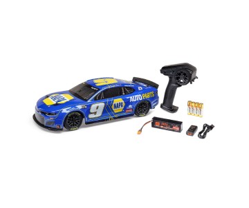 Losi 1/12 NASCAR RC Racecar Chase Elliott No. 9 2025 NAPA Chevrolet Camaro ZL1 2S AWD Brushed On-Road (B&C Incl.), Blue