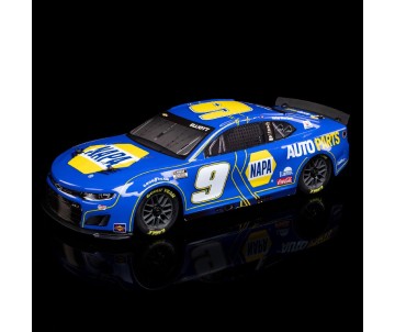 Losi 1/12 NASCAR RC Racecar Chase Elliott No. 9 2025 NAPA Chevrolet Camaro ZL1 2S AWD Brushed On-Road (B&C Incl.), Blue
