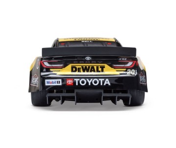 Losi 1/12 NASCAR RC Racecar Christopher Bell #20 2025 DEWALT Toyota Camry XSE 2S AWD RTR Brushed On-Road (B&C Incl.), Yellow