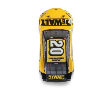 Losi 1/12 NASCAR RC Racecar Christopher Bell #20 2025 DEWALT Toyota Camry XSE 2S AWD RTR Brushed On-Road (B&C Incl.), Yellow